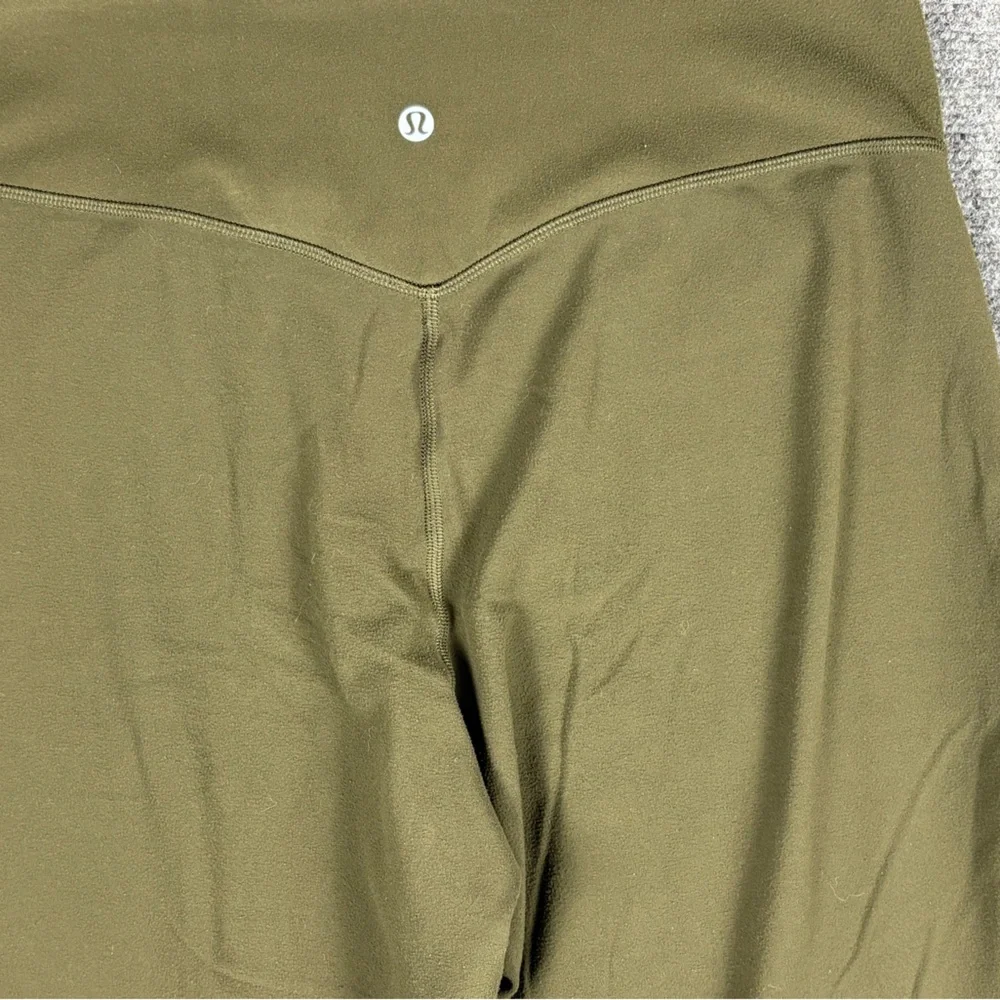 Lululemon Align High Rise Joggers Olive Green Size 10 - Picture 5 of 9